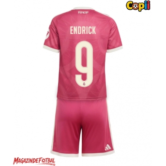 Real Madrid Endrick #9 Echipament de Fotbal Replică 2026-27 Copii Treilea (+ Șorturi)